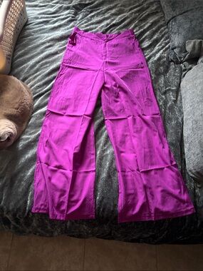Purple palazzo pants